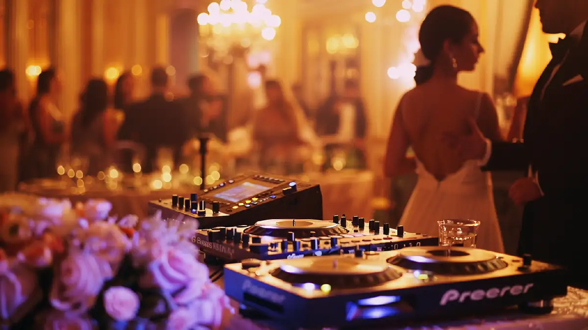 Cérémonie de mariage avec les invités