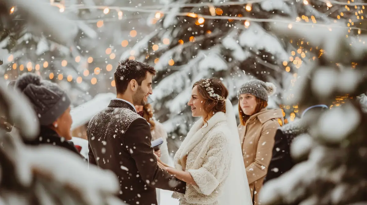 idées pour un mariage en hiver