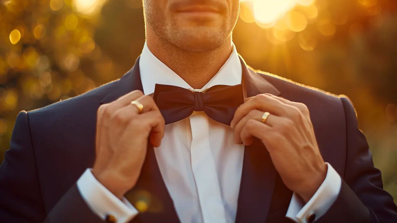Noeud papillon de mariage à Lyon / Beynost