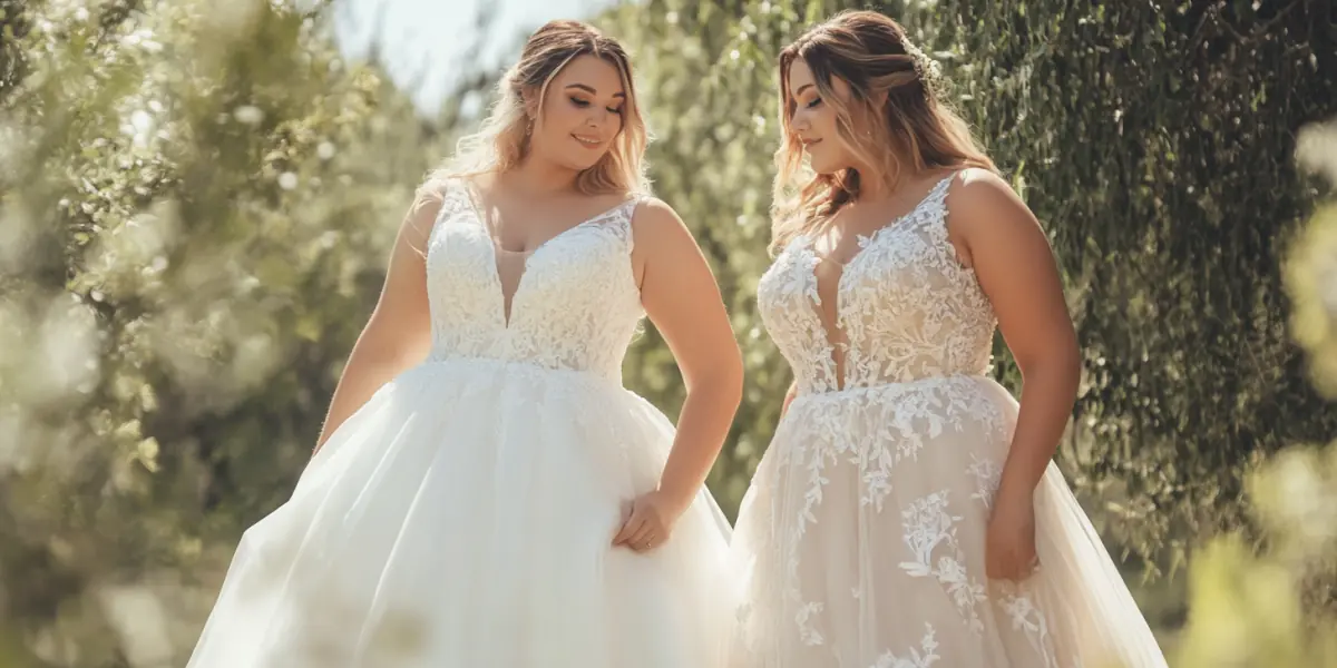 Robe de mariée grande taille à Lyon - Aime comme mariage