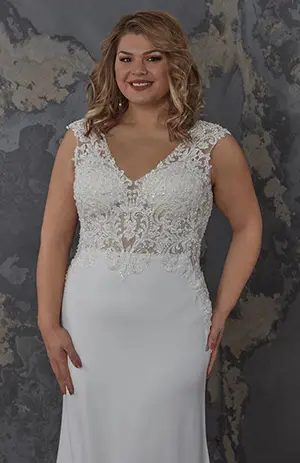 Robe grande taille mariage Lyon Couture Nuptiale